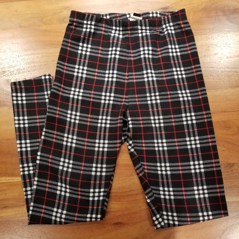 Plaid Patterned Leggings
